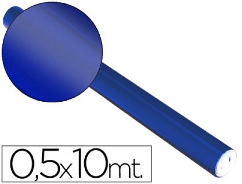 Papel metalizado sadipal 50 cm x 10 mt. 65 grs/m2 azul , Sadipal , 5657 , 8427973127022